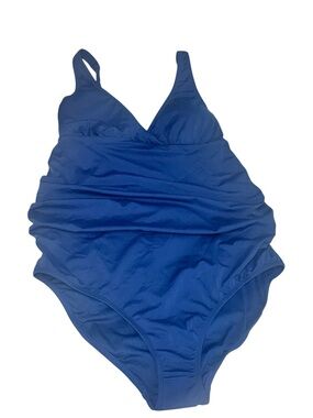 Amazon Essentials woman Royal Blue One-Piece Swimsuit